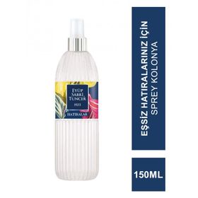 Eyüp Sabri Tuncer 150 ml Silindir Pet Şişe Sprey Hatıralar Kolonyası