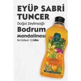 Eyüp Sabri Tuncer 1500 ml Bodrum Mandalinası Doğal Zeytinyağlı Sıvı Sabun