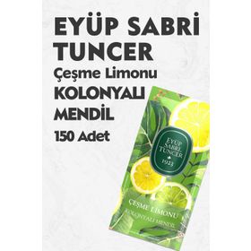 Eyüp Sabri Tuncer 150'li Küçük Boy Çeşme Limonu Kolonyalı Mendil