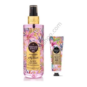 Eyüp Sabri Tuncer 250 ml Silky Touch Body Splash Vücut Spreyi ve 50 ml El ve Vücut Kremi
