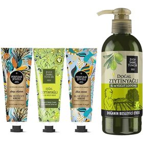 Eyüp Sabri Tuncer 250 ml Zeytinyağlı Losyon 50 ml Deep 50 ml Blue 50 ml Zeytinyağlı El Kremi