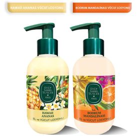Eyüp Sabri Tuncer 280 ml Hawaii Ananas + 280 ml Bodrum Mandalinası Vücut Losyonu