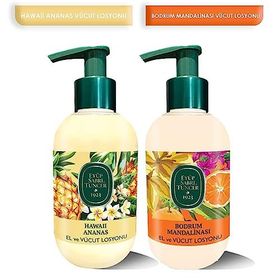 Eyüp Sabri Tuncer 280 ml Hawaii Ananas + 280 ml Bodrum Mandalinası Vücut Losyonu