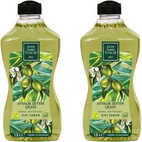 Eyüp Sabri Tuncer 2x1.5 lt Ayvalık Zeytin Çiçeği Doğal Zeytinyağlı Sıvı Sabun
