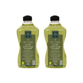 Eyüp Sabri Tuncer 2x1.5 lt Ayvalık Zeytin Çiçeği Doğal Zeytinyağlı Sıvı Sabun