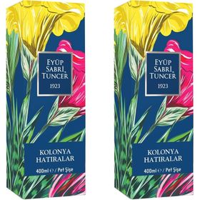 Eyüp Sabri Tuncer 2x400 ml Pet Şişe Hatıralar Kolonyası