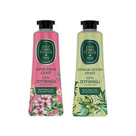 Eyüp Sabri Tuncer 2x50 ml Japon Kiraz Çiçeği + Ayvalık Zeytin Çiçeği El Vücut Kremi