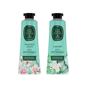 Eyüp Sabri Tuncer 2x50 ml Manolya Çiçeği + Yasemin El Vücut Kremi