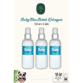 Eyüp Sabri Tuncer 3x150 ml Pet Baby Blue Bebek Kolonyası