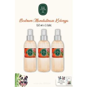 Eyüp Sabri Tuncer 3x150 ml Slindir Pet Şişe Sprey Bodrum Mandalinası Kolonyası