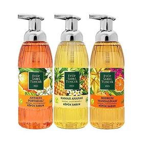 Eyüp Sabri Tuncer 3x500 ml Ananas + Portakal + Mandalina Köpük Sabun