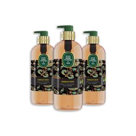 Eyüp Sabri Tuncer 3x500 ml Indian Oud Doğal Zeytinyağlı Sıvı Sabun