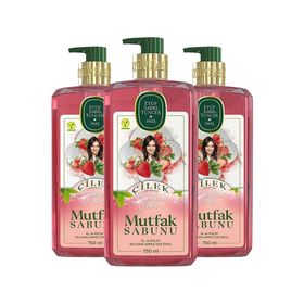 Eyüp Sabri Tuncer 3x750 ml Çilek Aromalı Mutfak Sabunu
