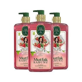 Eyüp Sabri Tuncer 3x750 ml Çilek Aromalı Mutfak Sabunu