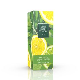 Eyüp Sabri Tuncer 400 ml Silindir Cam Şişe Çeşme Limonu Kolonyası