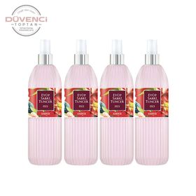 Eyüp Sabri Tuncer 4x150 ml Silindir Pet Şişe Sprey Amber Kolonyası
