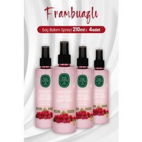 Eyüp Sabri Tuncer 4x210 ml Frambuazlı Sirke ve Süper Saç Bakım Spreyi