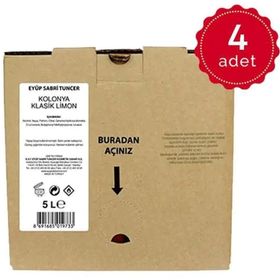 Eyüp Sabri Tuncer 4x5 lt Klasik Limon Kolonyası