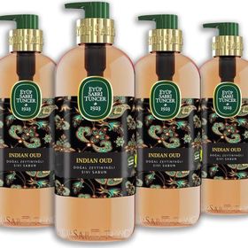 Eyüp Sabri Tuncer 4x500 ml Indian Oud Doğal Zeytinyağlı Sıvı Sabun