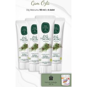 Eyüp Sabri Tuncer 4x90 ml Doğal Çam Özlü Diş Macunu + Kulak Çubuğu