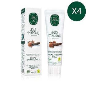 Eyüp Sabri Tuncer 4x90 ml Doğal Karanfil Özlü Diş Macunu