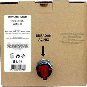 Eyüp Sabri Tuncer 5 lt Amber Kolonyası Bidon