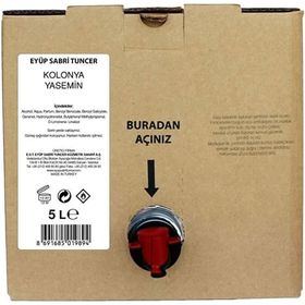 Eyüp Sabri Tuncer 5 lt Bag In Box Endüstriyel Yasemin Kolonyası