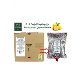 Eyüp Sabri Tuncer 5 lt Çeşme Limonu Doğal Zeytinyağlı Sıvı Sabun Bag in Box
