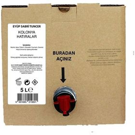 Eyüp Sabri Tuncer 5 lt Hatıralar Kolonyası