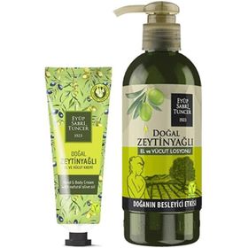 Eyüp Sabri Tuncer 50 ml Doğal Zeytinyağlı El ve Vücut Kremi ve 250 ml Losyon