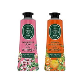 Eyüp Sabri Tuncer 50 ml Japon Kiraz Çiçeği + 50 ml Bodrum Mandalinası El Vücut Kremi