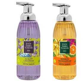 Eyüp Sabri Tuncer 500 ml Bodrum Mandalinası + 500 ml Alaçatı Lavantası Köpük Sabun