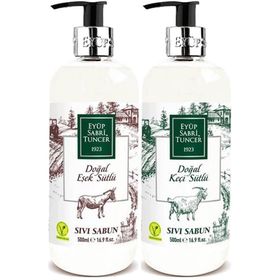 Eyüp Sabri Tuncer 500 ml Keçi Sütlü + 500 ml Eşek Sütlü Sıvı Sabun