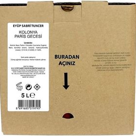 Eyüp Sabri Tuncer 5lt Paris Gecesi Kolonyası