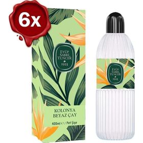 Eyüp Sabri Tuncer 6x400 ml Beyaz Çay Pet Şişe Kolonyası