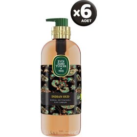 Eyüp Sabri Tuncer 6x500 ml Indian Oud Doğal Zeytinyağlı Sıvı Sabun