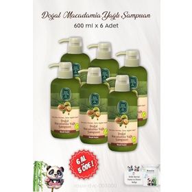 Eyüp Sabri Tuncer 6x600 ml Doğal Macadamia Yağlı Şampuan