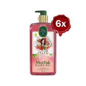 Eyüp Sabri Tuncer 6x750 ml Çilek Mutfak Sabunu