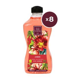 Eyüp Sabri Tuncer 8x1.5 lt Amber Doğal Zeytinyağlı Sıvı Sabun