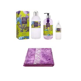 Eyüp Sabri Tuncer Alaçatı Lavanta 3 lü Set + 30 x 50 cm El ve Yüz Havlusu