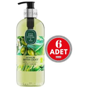Eyüp Sabri Tuncer Ayvalık Zeytin Çiçeği 6x500 ml Sıvı Sabun