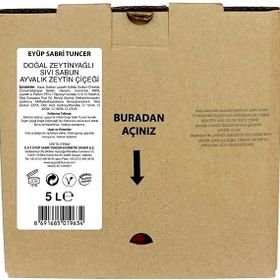 Eyüp Sabri Tuncer Ayvalık Zeytin Çiçeği Doğal Zeytinyağlı 5 lt Sıvı Sabun