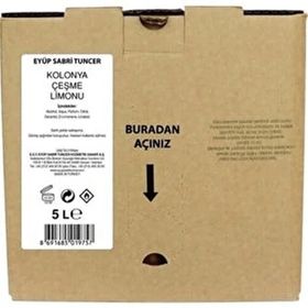 Eyüp Sabri Tuncer Bag-İn A Box 5 lt Klasik ve Çeşme Limonu Kolonyası