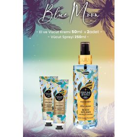 Eyüp Sabri Tuncer Blue Moon Vücut Spreyi 250 ml ve 2x50 ml Krem