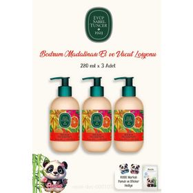 Eyüp Sabri Tuncer Bodrum Mandalinası 3x280 ml El ve Vücut Losyonu