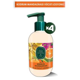 Eyüp Sabri Tuncer Bodrum Mandalinası 4x280 ml El ve Vücut Losyonu