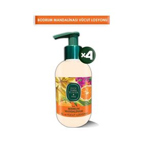 Eyüp Sabri Tuncer Bodrum Mandalinası 4x280 ml El ve Vücut Losyonu