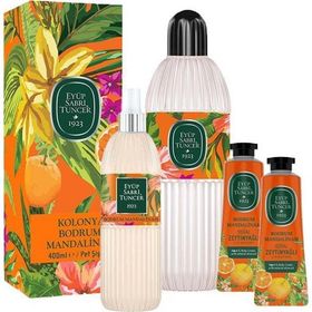 Eyüp Sabri Tuncer Bodrum Mandalinası Kolonyası Pet Şişe 400 ml 150 ml ve 2x50 ml El ve Vücut Kremi