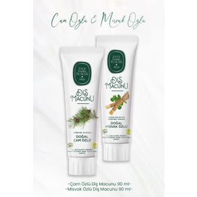 Eyüp Sabri Tuncer Çam Özlü 90 ml Diş Macunu + Misvak Özlü 90 ml Diş Macunu