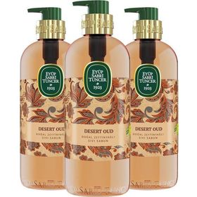 Eyüp Sabri Tuncer Desert Oud 3x500 ml Doğal Zeytinyağlı Sıvı Sabun
